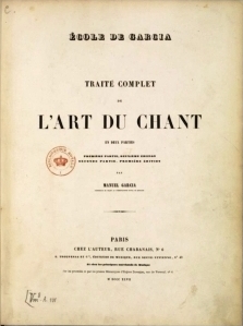 Manuel Garcia's L'Art du Chant (1847):  Embedding Chopin's "well-known song method"? New publication by Icons of Europe (2013) discusses the issue.