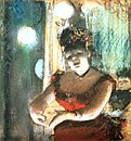 "Chanteuse de caf-concert", coloured chalk by Edgard Degas (1834-1917).  Christie's Images Inc. 2002.