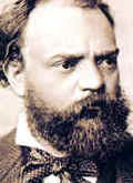 Antonín Dvorák (1841-1904), composer, born near Prague.
