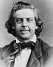 Niels W. Gade (1817-1890) was born in Copenhagen.  Gade began as a violinist and became, when working in Leipzig as a conductor, a friend of Mendelsohn and Schumann.  Gade composed eight symphonies, a violin concerto, several choral works, and a number of smaller pieces including 'Elverskud'.  Later, in Copenhagen, Gade was head of the Academy of Music, which gave him a dominant position in the musical life of the city.  Photo provided by the Royal Danish Ministry of Foreign Affairs.