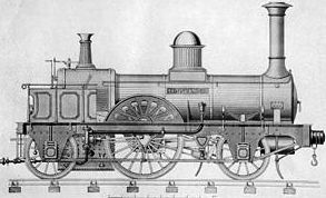Jenny Lind locomotive 1847, London-Brighton.