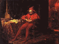 "Stanczyk", 1861, oil painting by Jan Matejko (1838-1898).  Matejko was Poland's greatest historical painter.  At a time when Poland was partitioned and ceased to exist as a nation, Matejko's work expressed strong patriotic feelings.