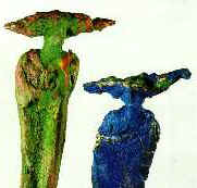 Sculpture by Michel Wohlfahrt, France (private collection).