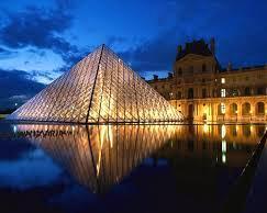 Musée du Louvre:  symbol of learning from great culture - Icons of Europe's basic theme.