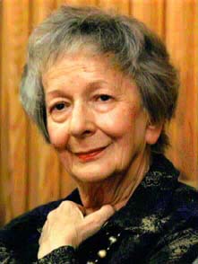 Wislawa Szymborska born in Bnin (1923-2012), Poland.  A poet and critic, she wad awarded the Nobel Prize in Literature 1996.  Photo by Polonia-Online.